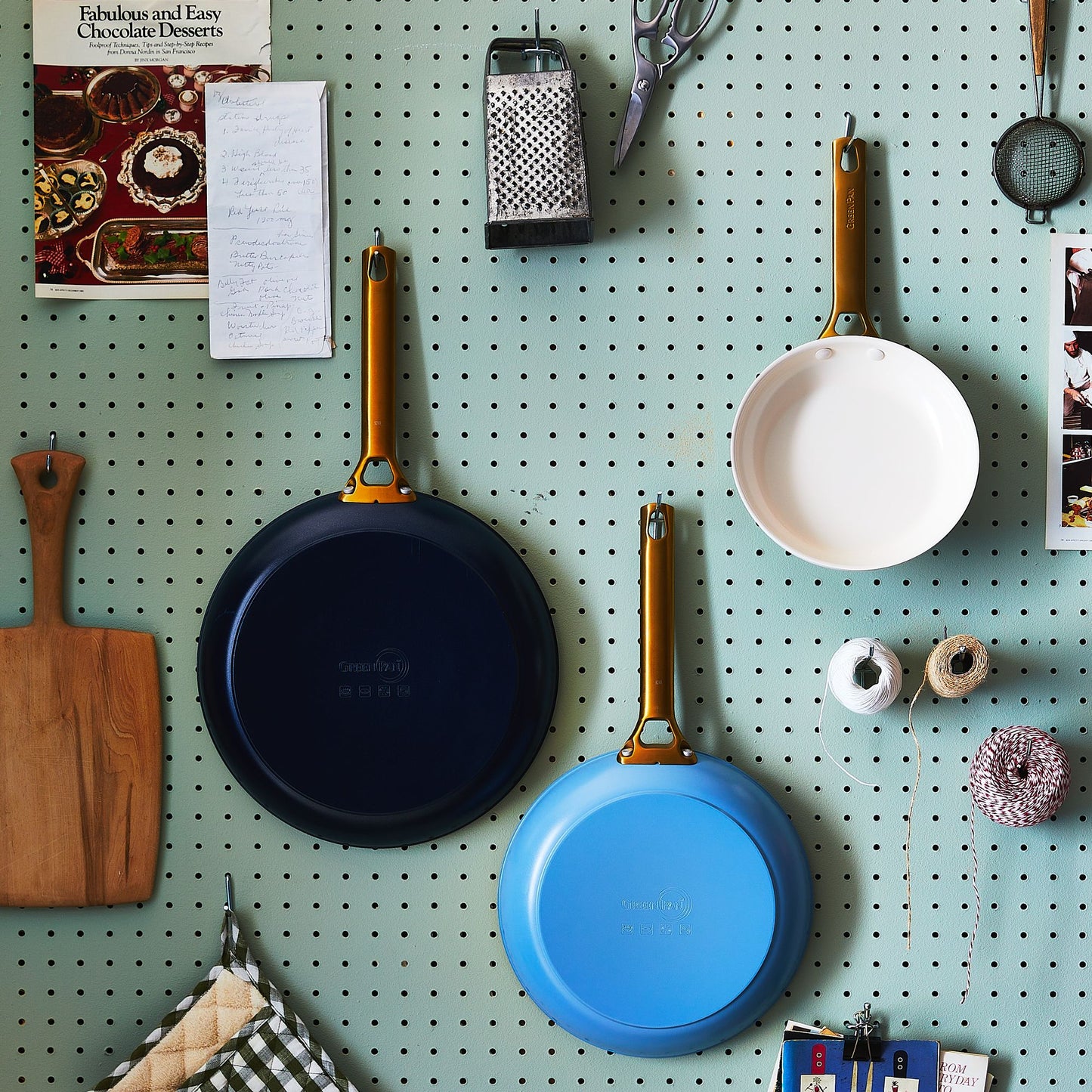 Food52 x GreenPan Reserve Ceramic Nonstick Fry Pans, Set of 3