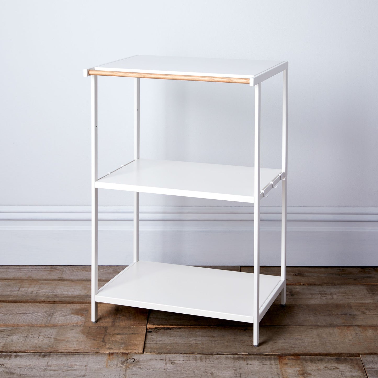 Steel & Wood 3-Tier Storage Rack