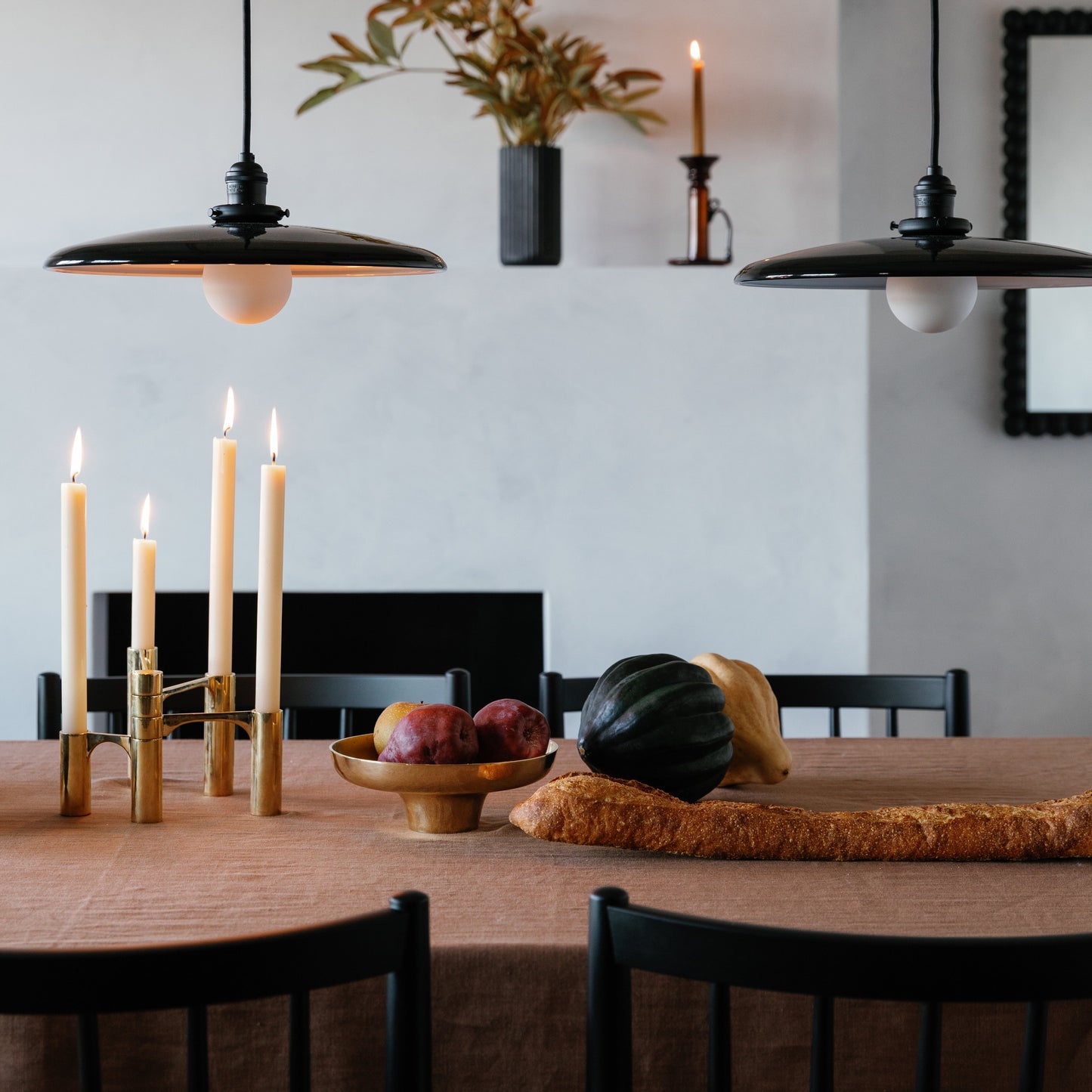 Brass Swing Arm Candelabra