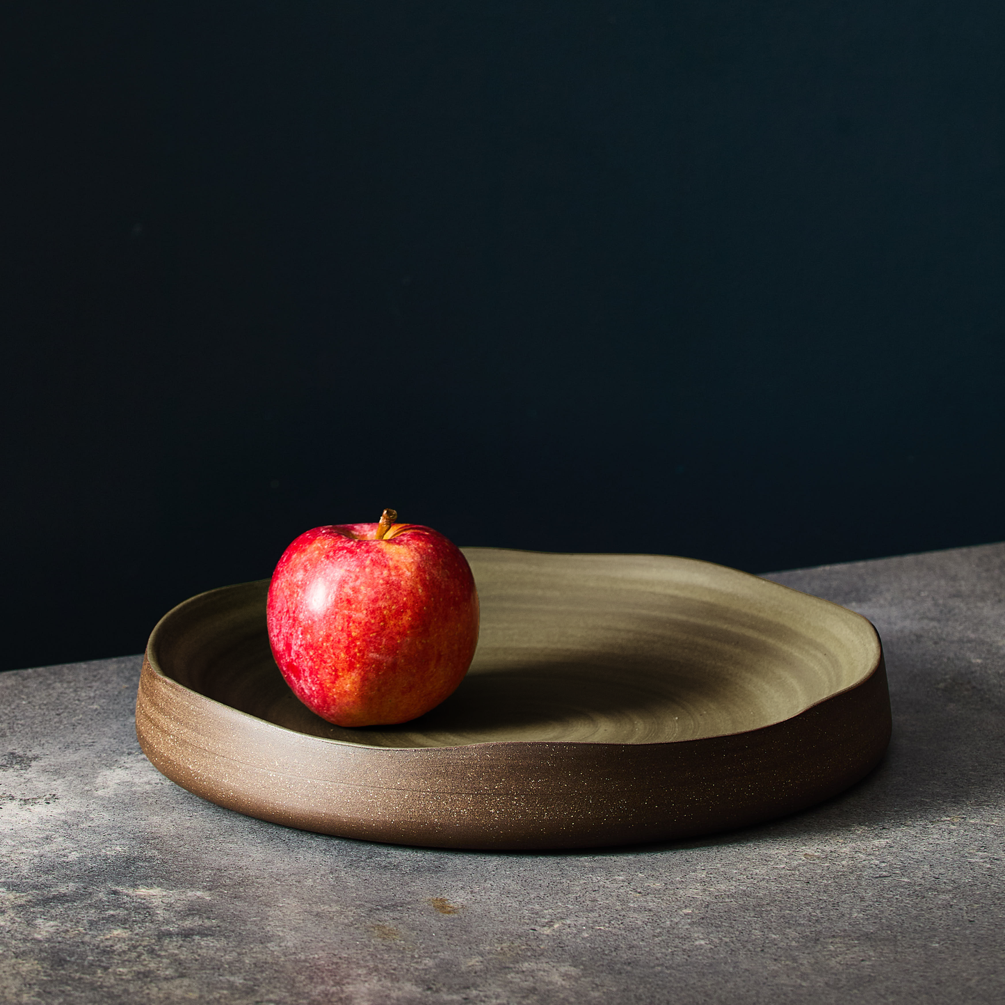 Handmade Wavy Serving Platter by EMRIS