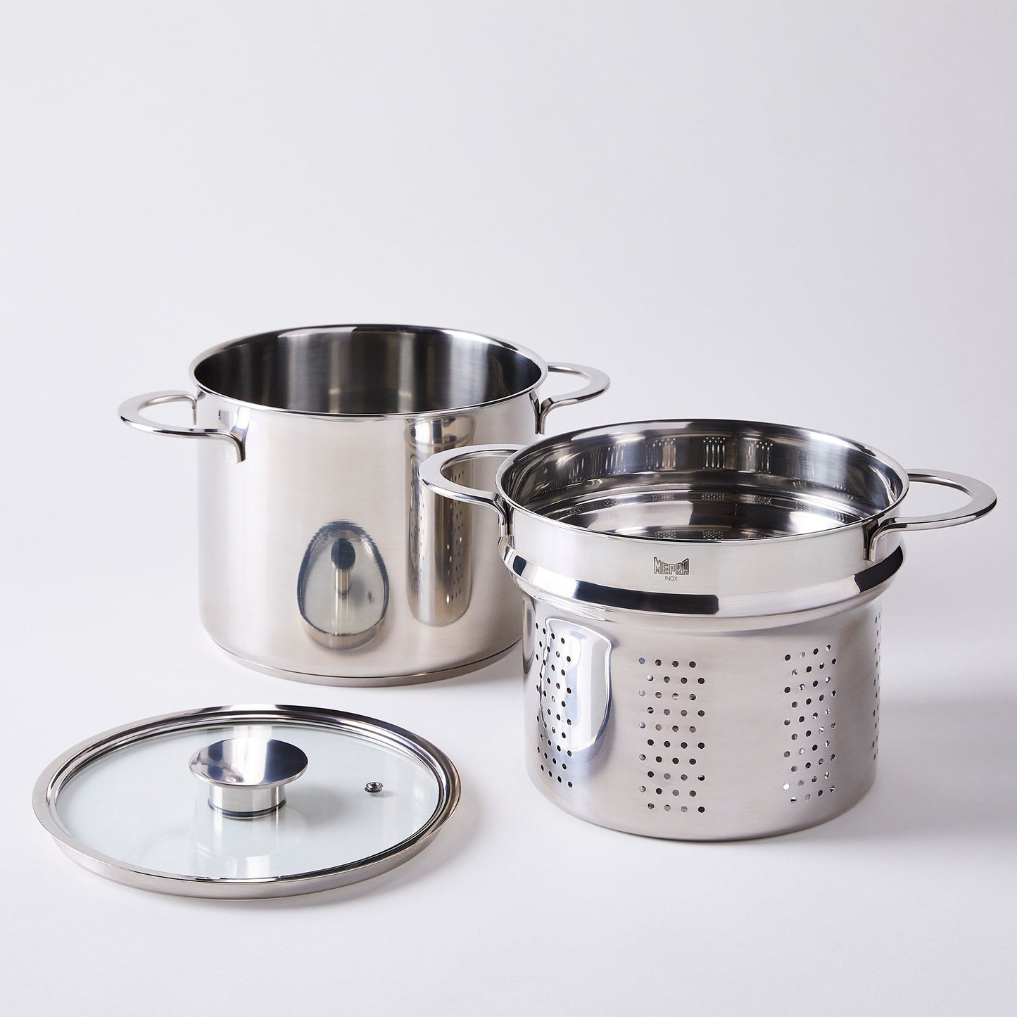 Italian Pasta Pot with Bonus Serving Utensils, 7QT