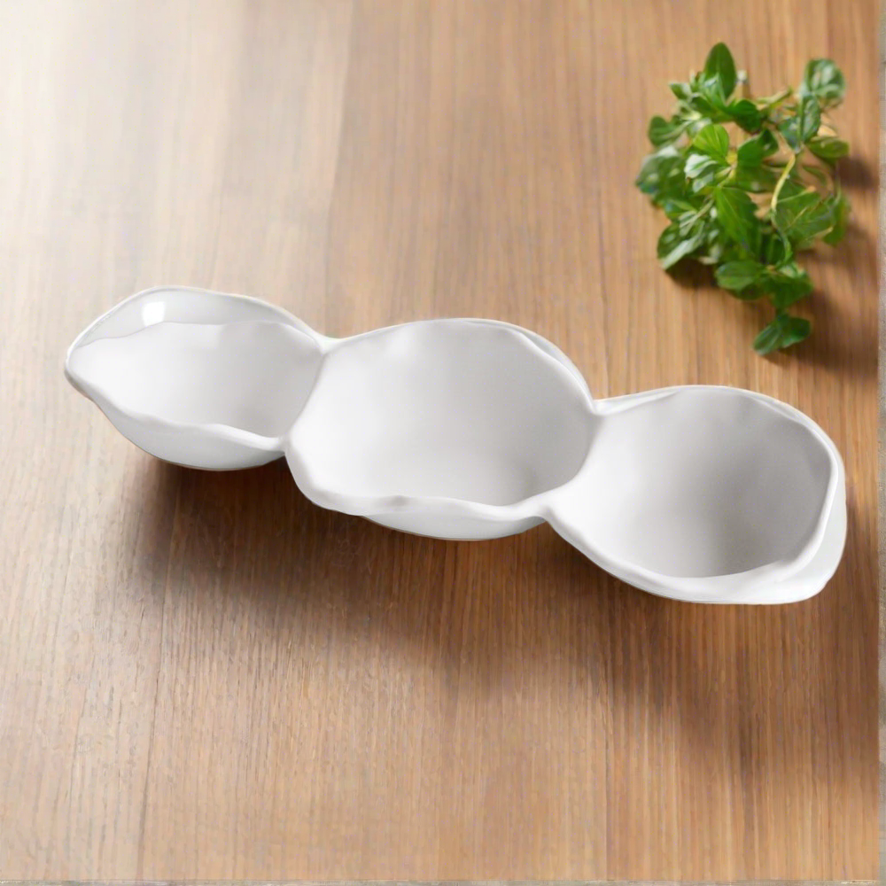 Vida Nube Melamine Triple Dip
