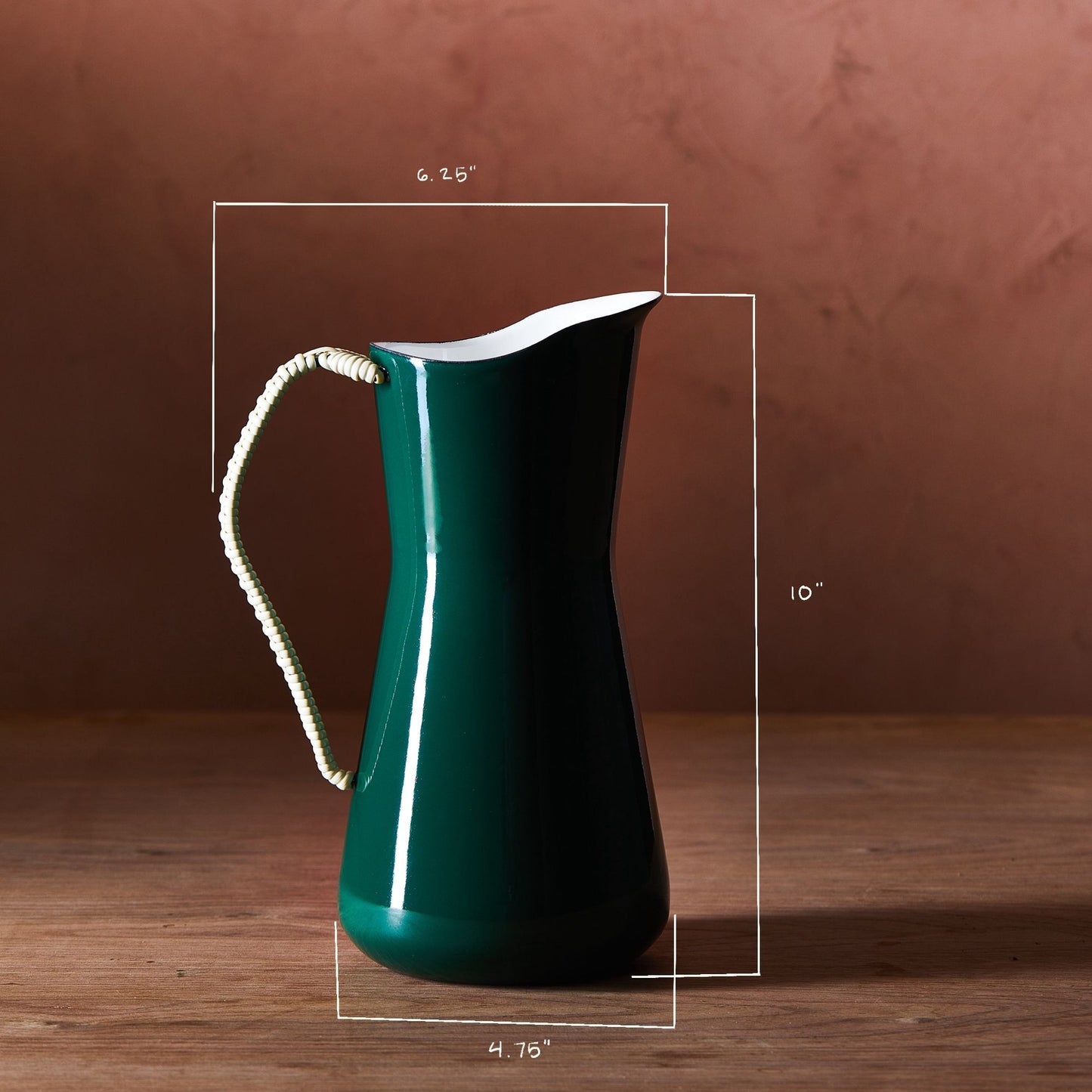Dansk Købenstyle Wrapped Handle Water Pitcher