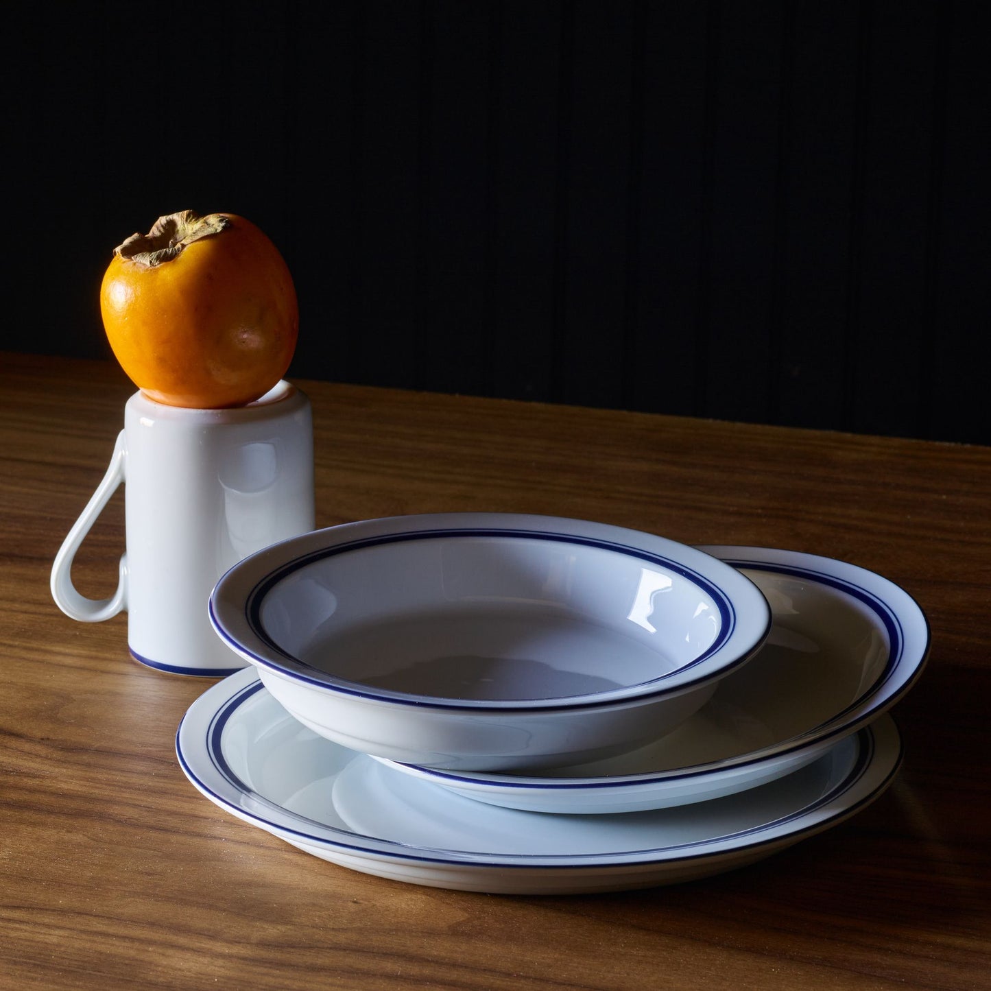 Dansk Christianshavn Blue Porcelain Dinnerware & Serveware