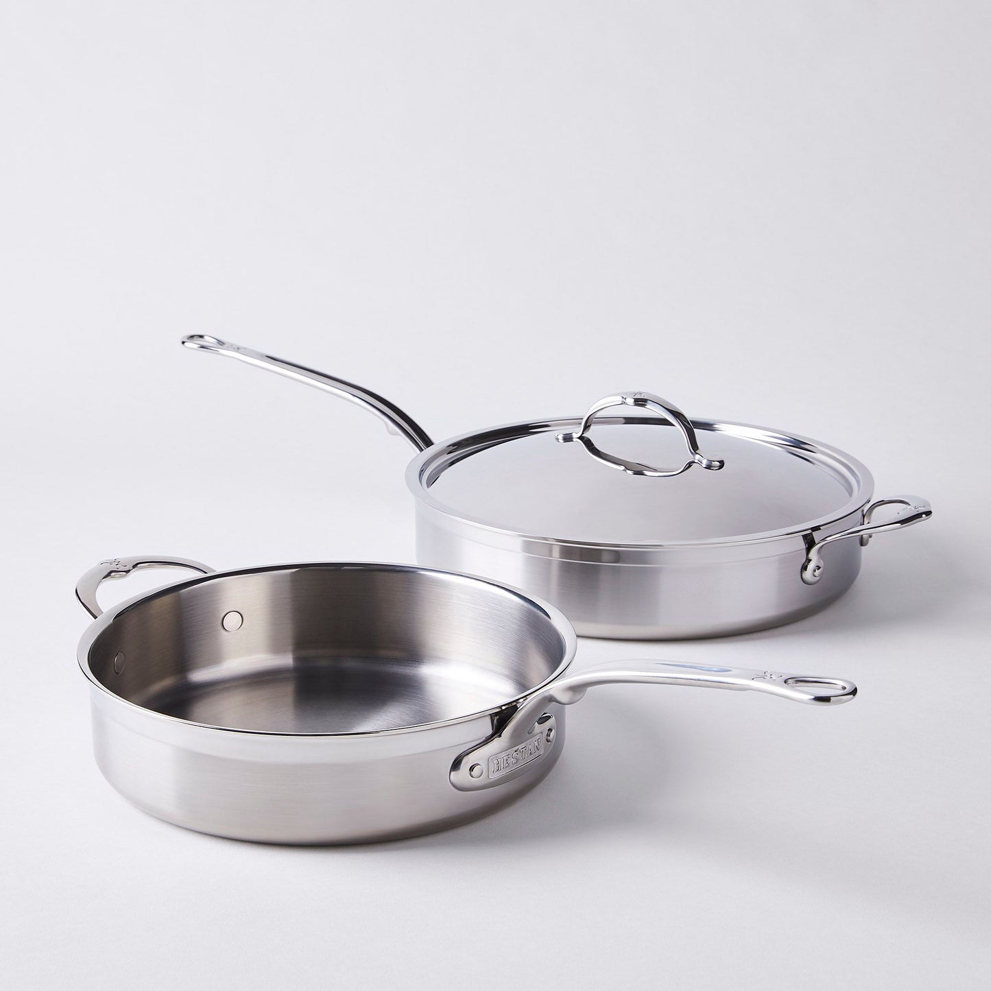 Hestan ProBond Forged Stainless-Steel Sauté Pan With Lid