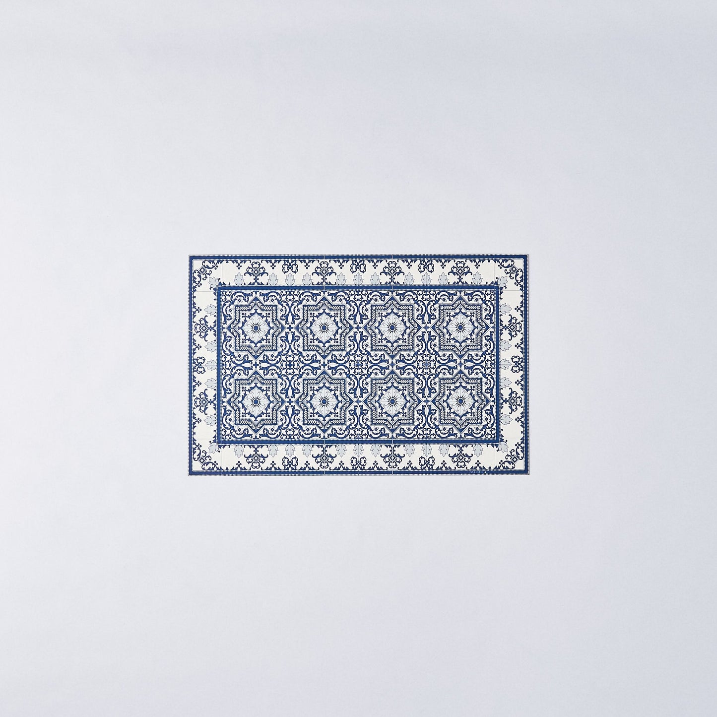 Mediterranean Vinyl Kitchen Floor Mats & Runners