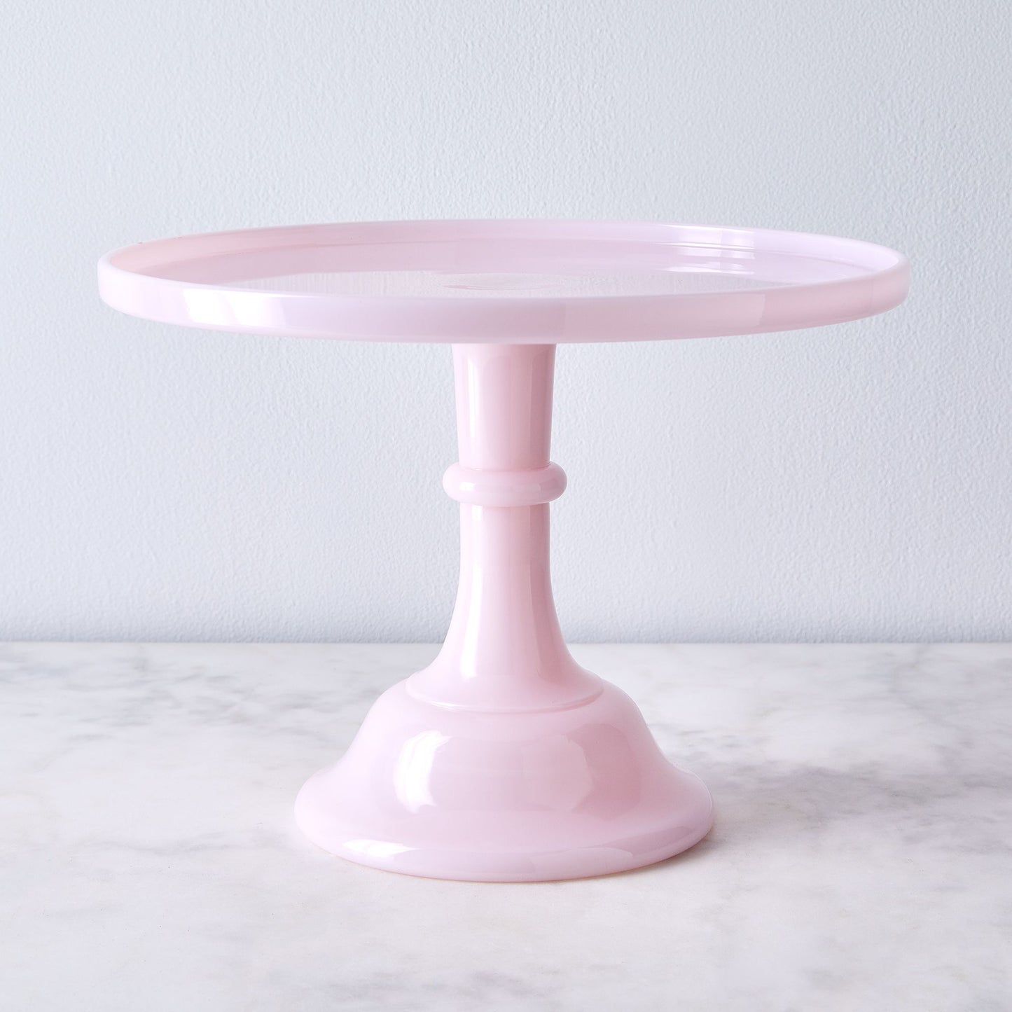 Mosser Colored Glass Cake Stand