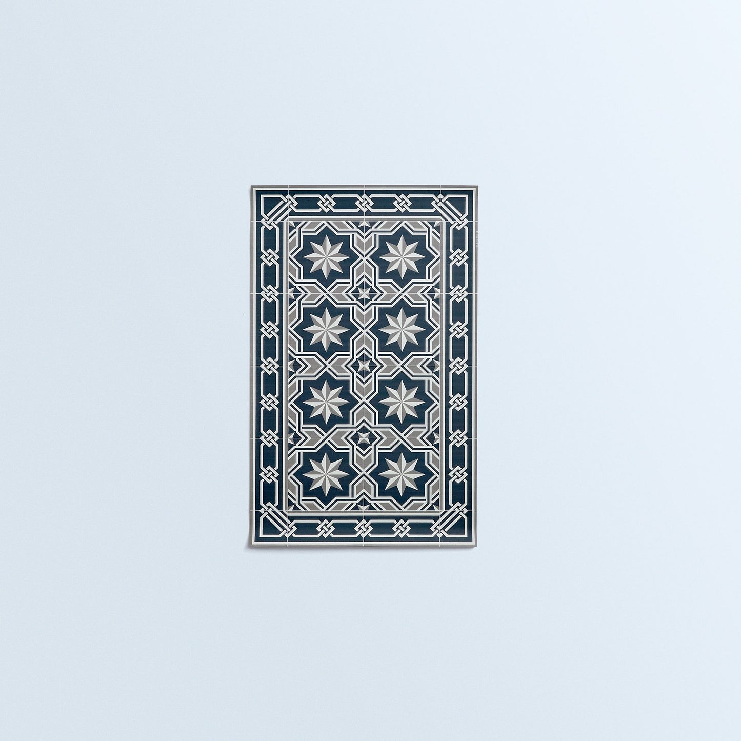 Mediterranean Vinyl Kitchen Floor Mats & Runners