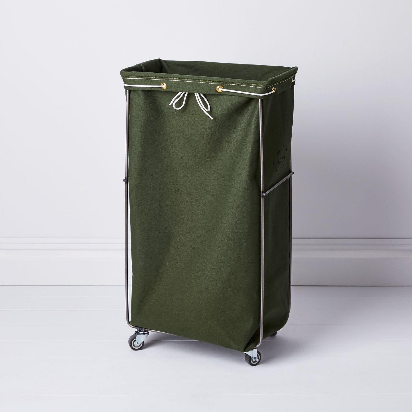 Narrow Elevated Laundry Basket