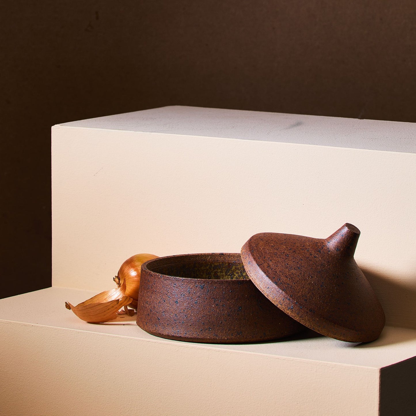 Handmade Stoneware Jar by SOMBRA