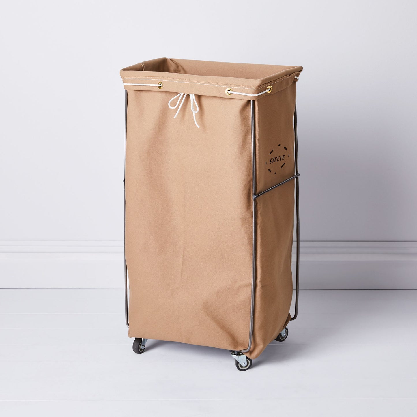 Narrow Elevated Laundry Basket