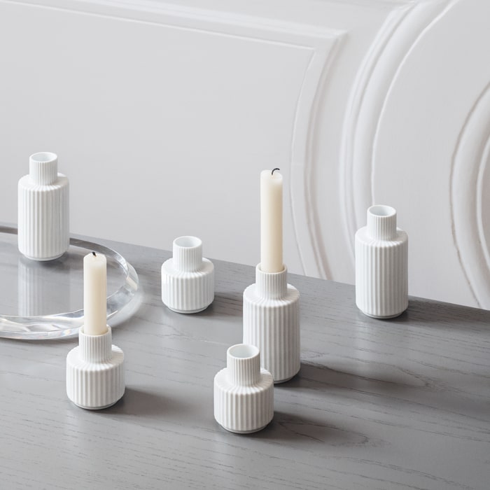 Lyngby Porcelain Candle Holder