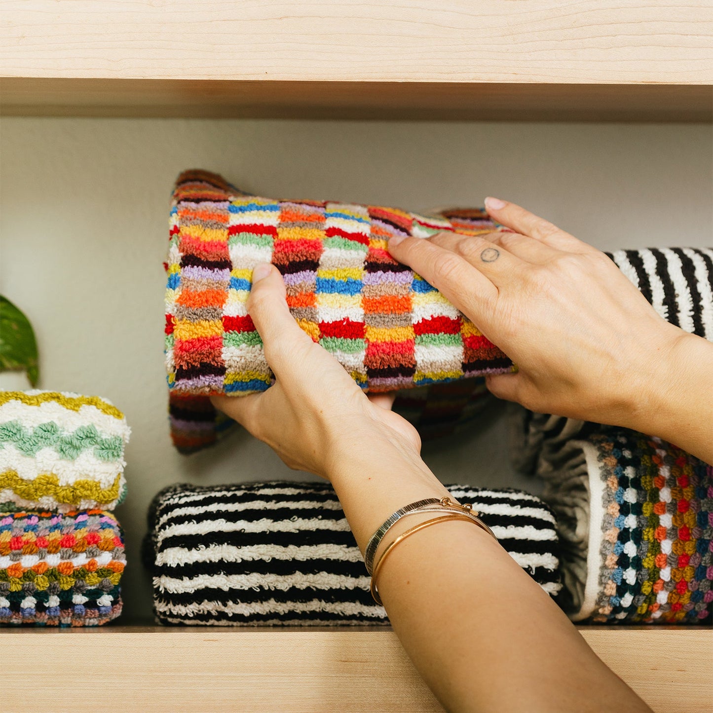 Organic Cotton Turkish Hand Towel by Pigeon Toe Ceramics