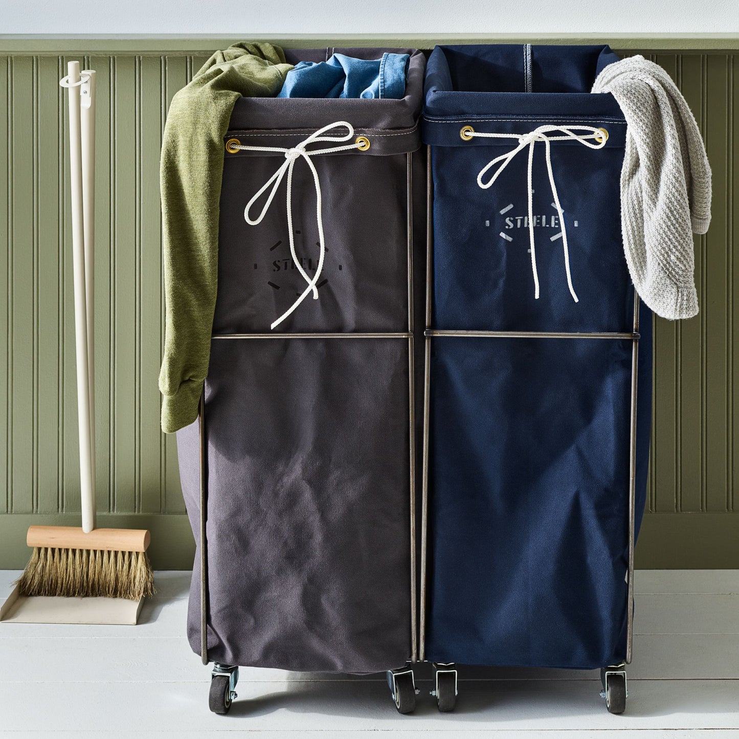 Sort & Separate Elevated Laundry Basket