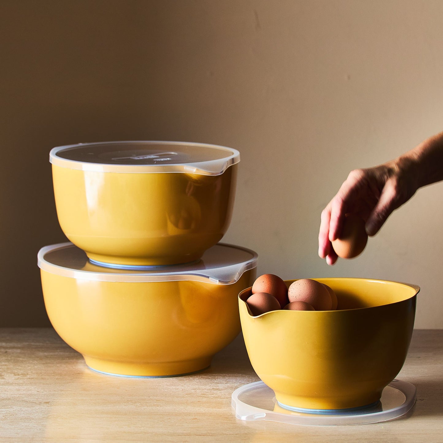 Margrethe Nested Mixing Bowls With Lids
