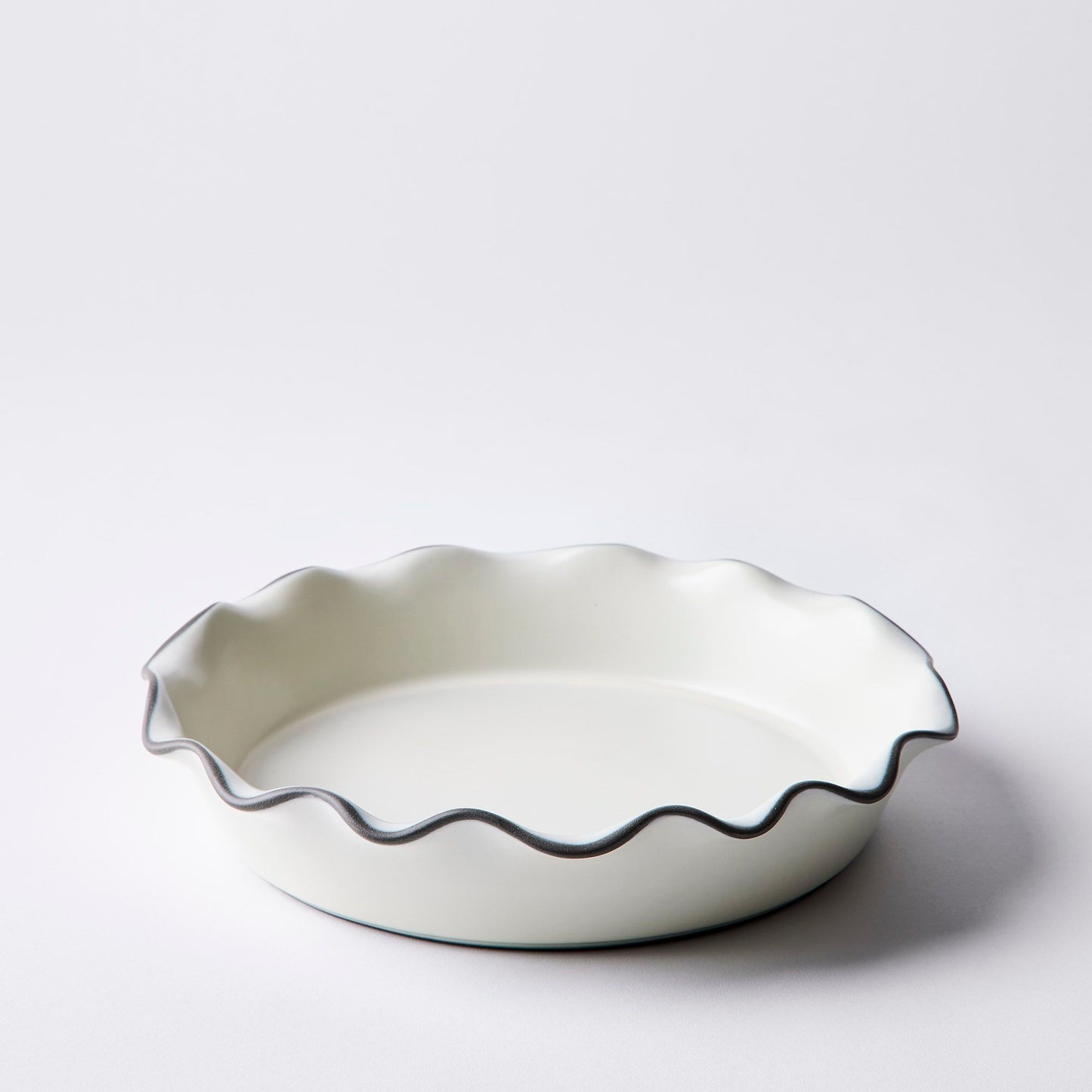 Recycled-Clay Stacked Organic Pie Dish