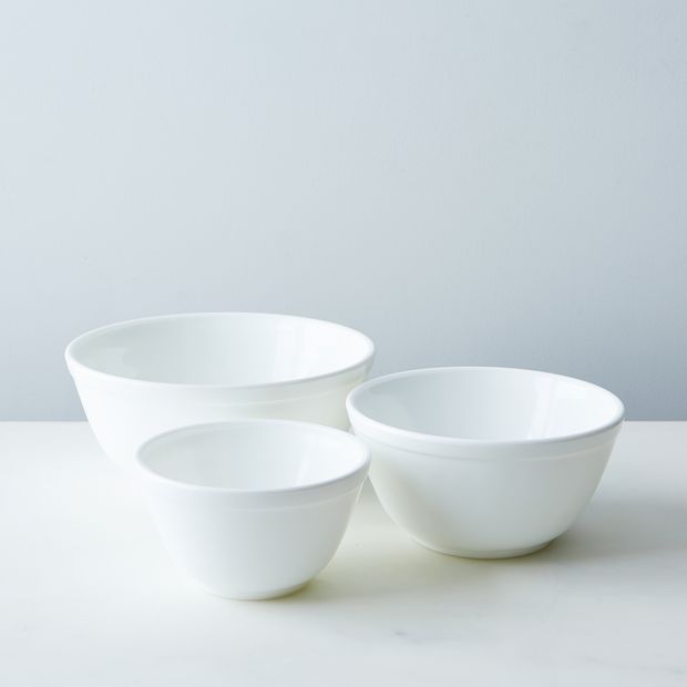 Mosser 3-Piece Colored Glass Mixing Bowl Set