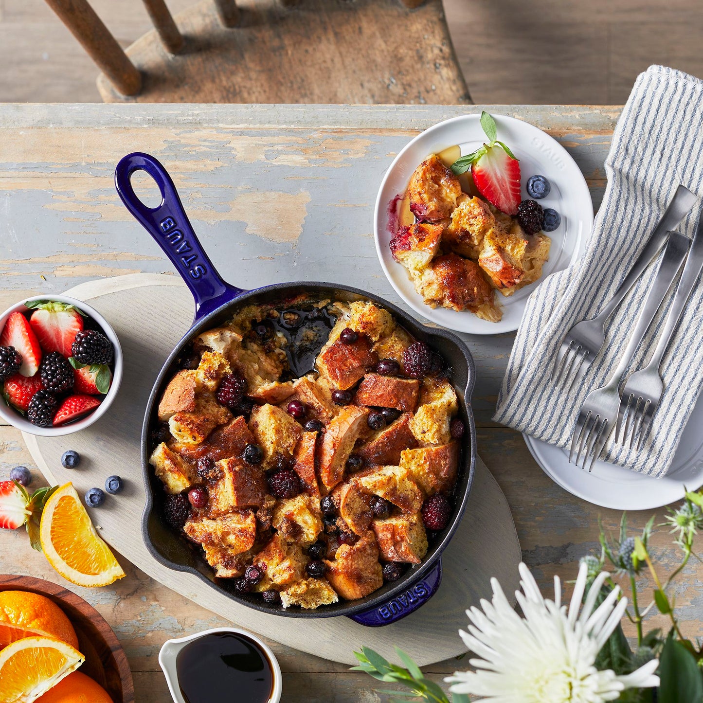Staub Enameled Cast-Iron Deep Fry Pan, 8.5"