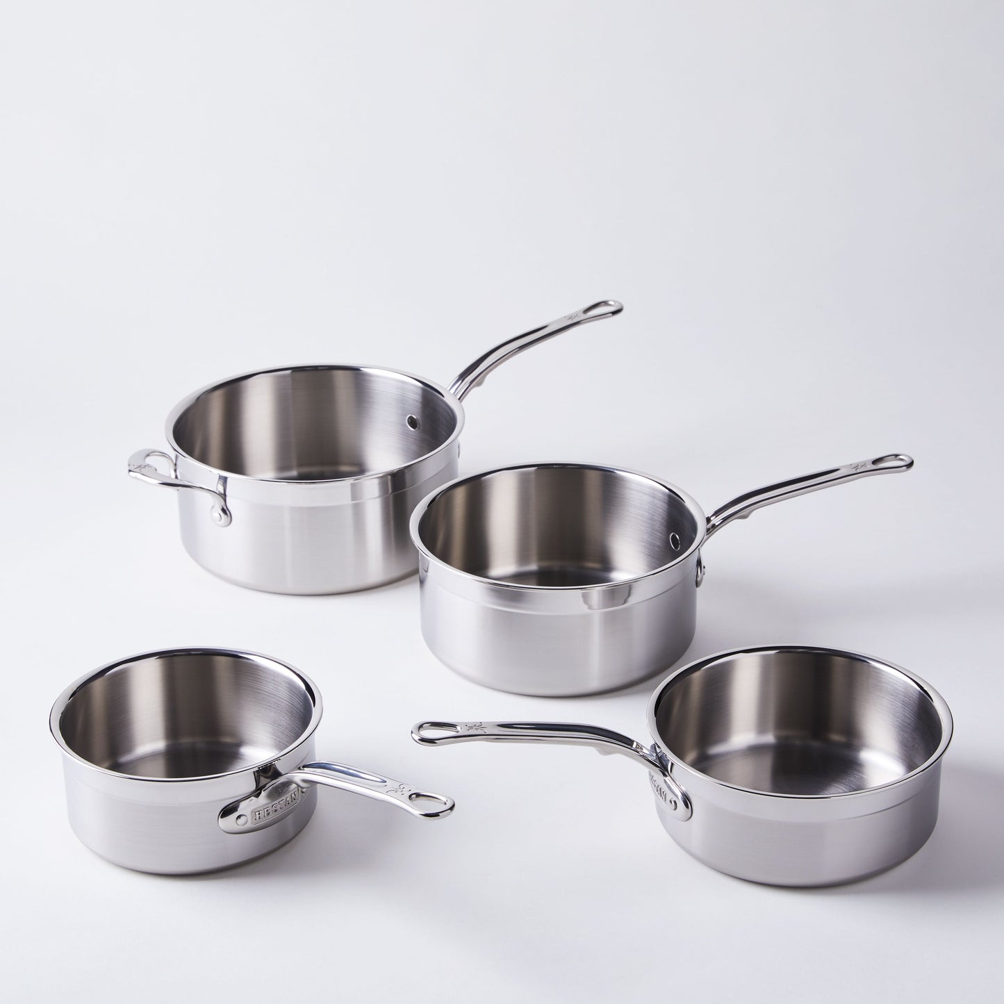 Hestan ProBond Forged Stainless-Steel Saucepan With Lid