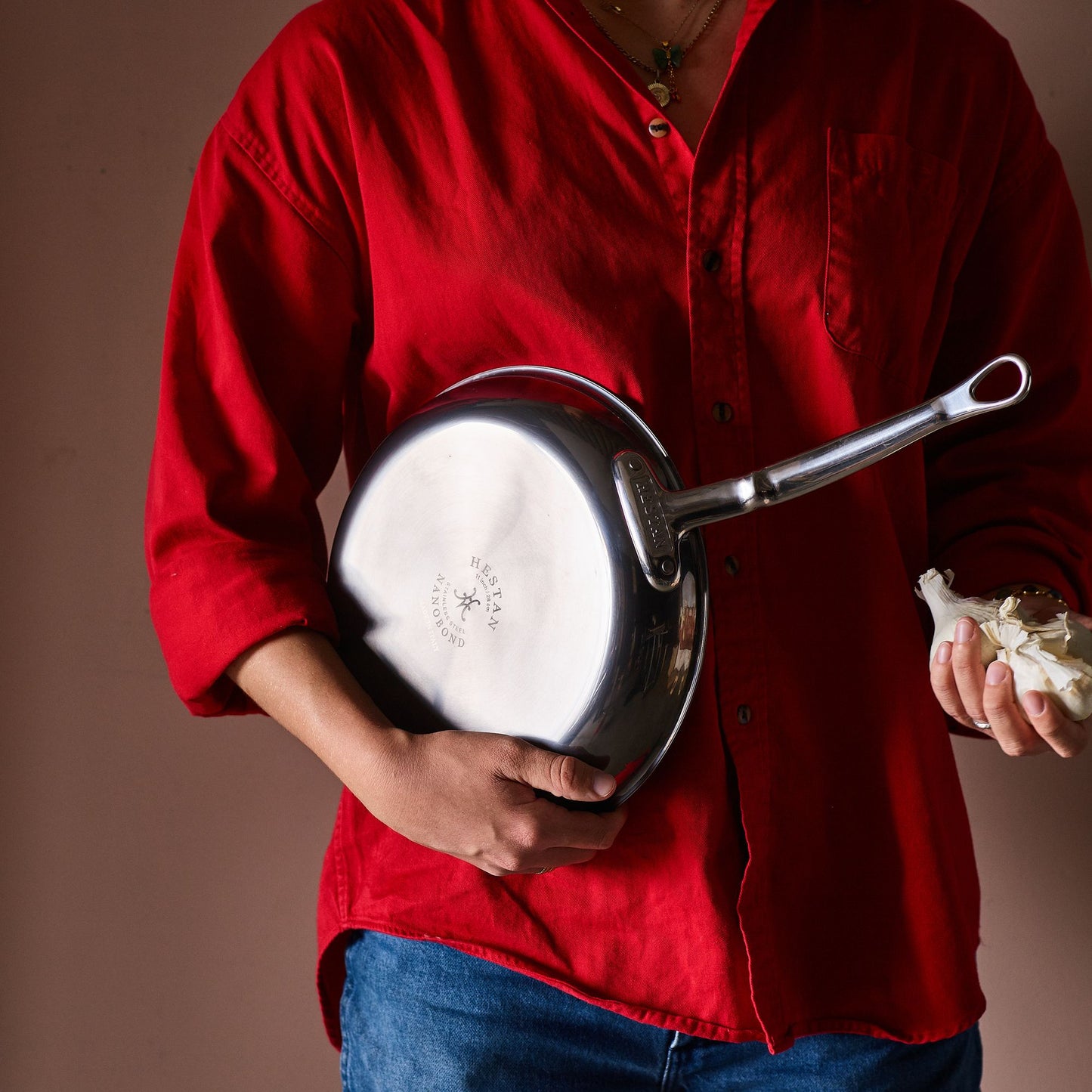 Hestan NanoBond Stainless-Steel Skillet