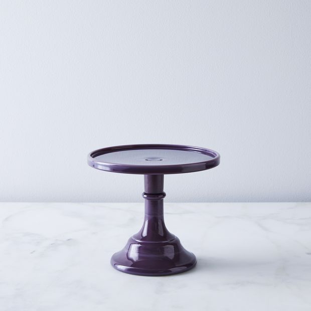 Mosser Colored Glass Cake Stand