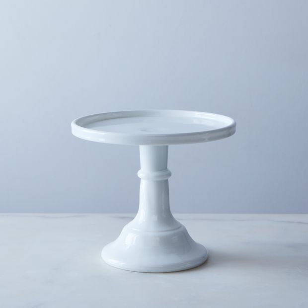 Mosser Colored Glass Cake Stand