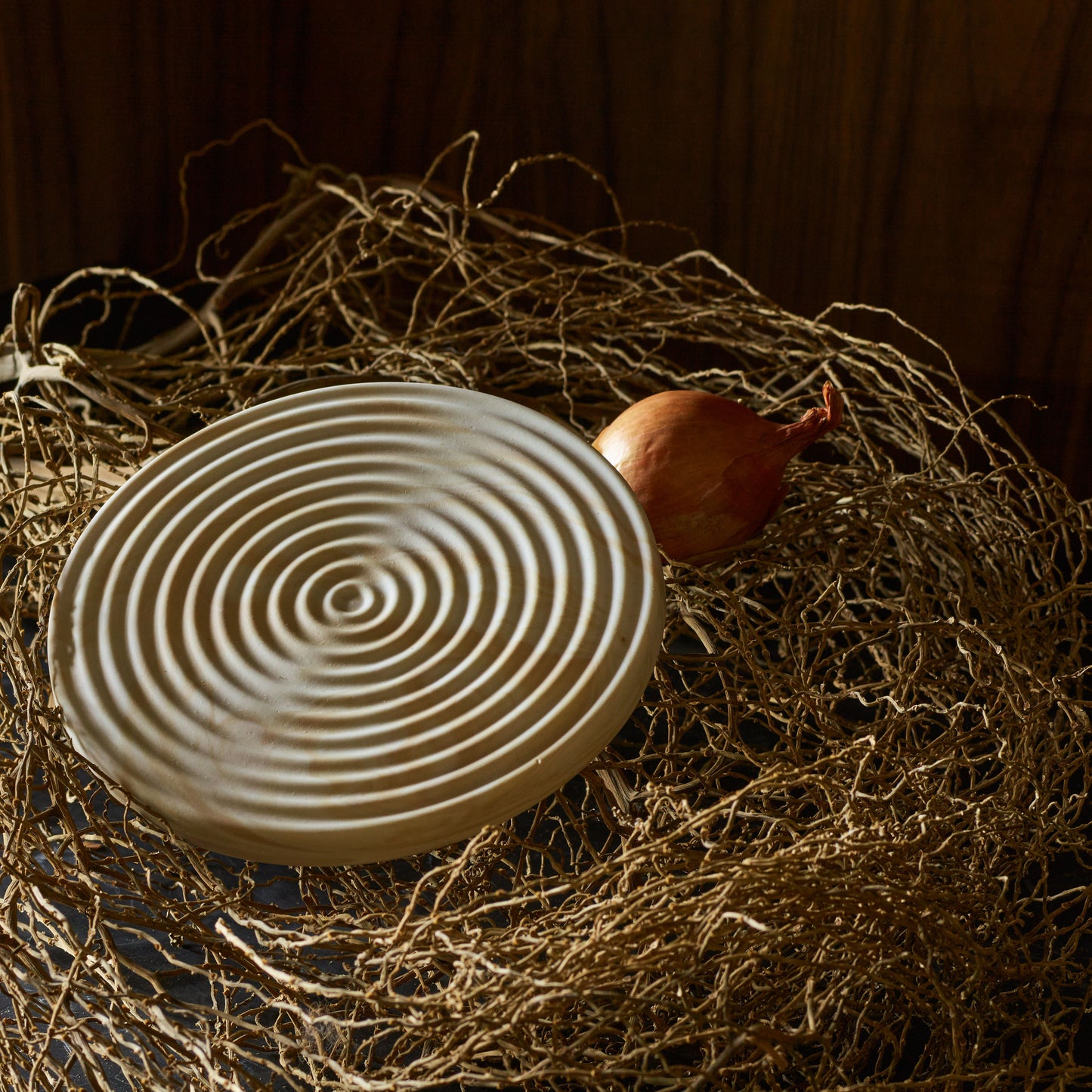 Handmade Marbled Porcelain Trivets by Andrew Molleur