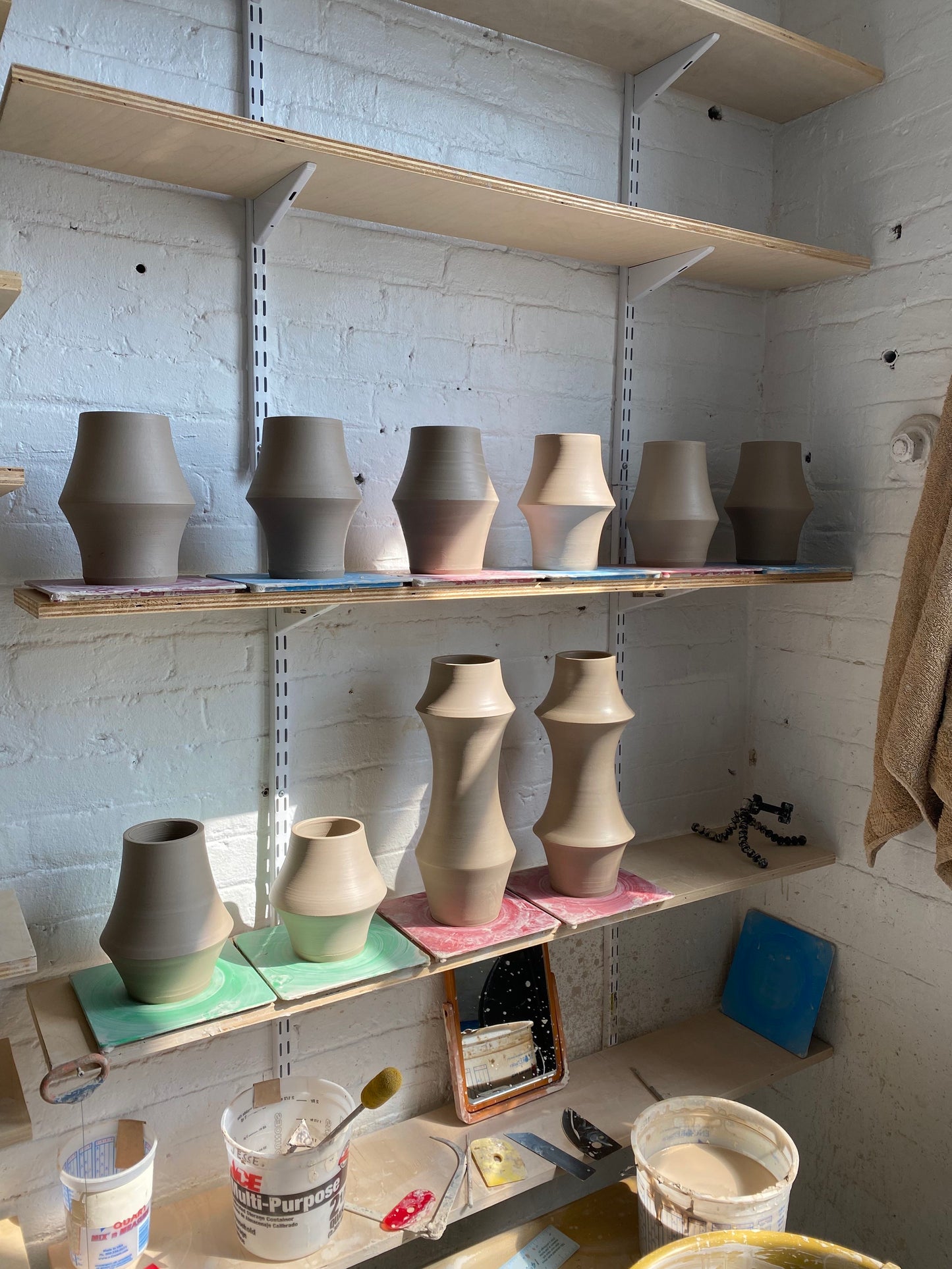 Handmade Arch Vase by Beginner Ceramics (Made to Order)