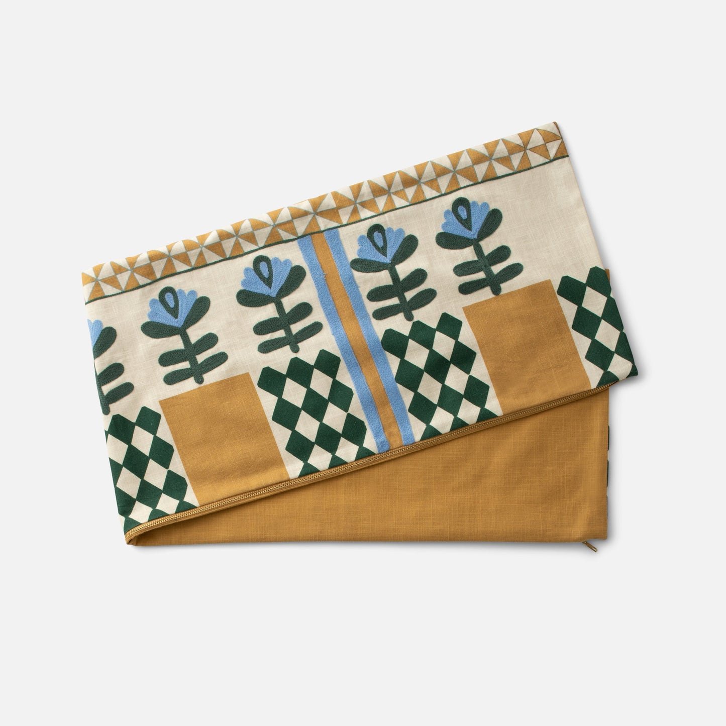 Schoolhouse x Rachel Murray Flower-Bed Bolster Pillow