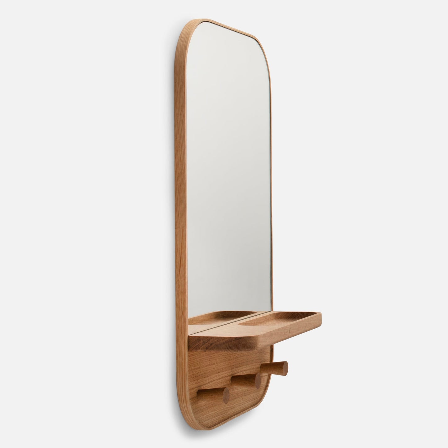 Oak Caddy Mirror