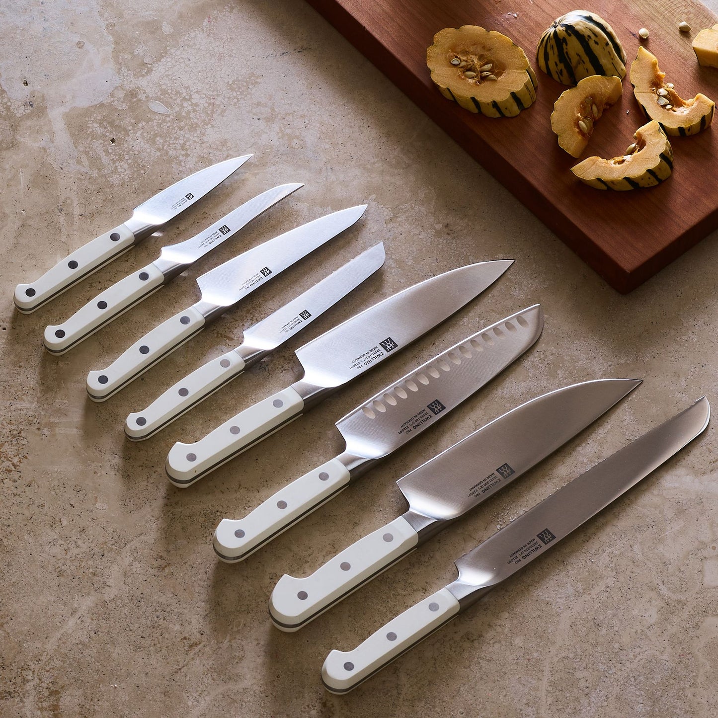 Zwilling Pro Le Blanc Kitchen and Steak Knives