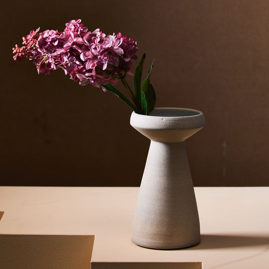 Handmade Tall Stoneware Vase by SOMBRA