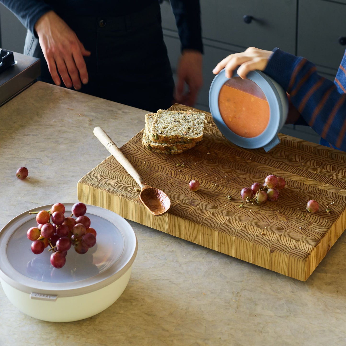 Microwavable Nested Food Storage Containers