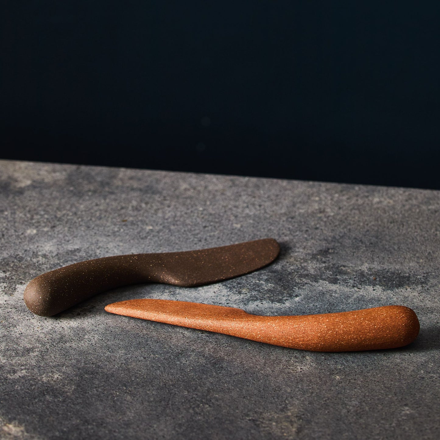 Handmade Stoneware Spreaders, Set of 2 by EMRIS
