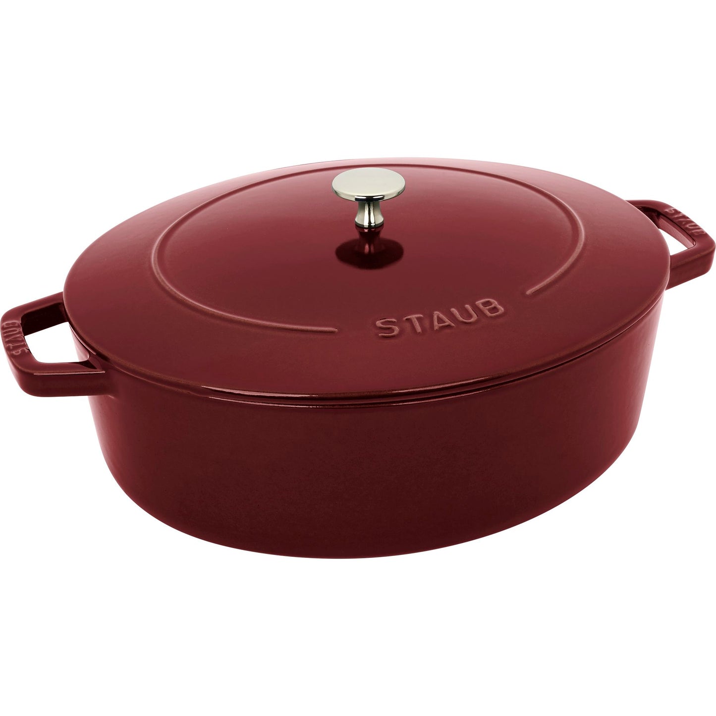 Staub Cast-Iron Wide Oval Cocotte, 6.3QT