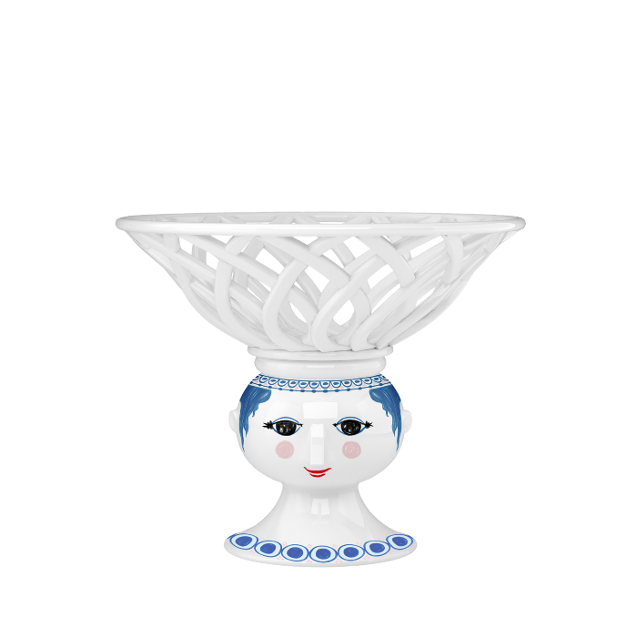 Bjørn Wiinblad Dora Fruit Bowl, Blue
