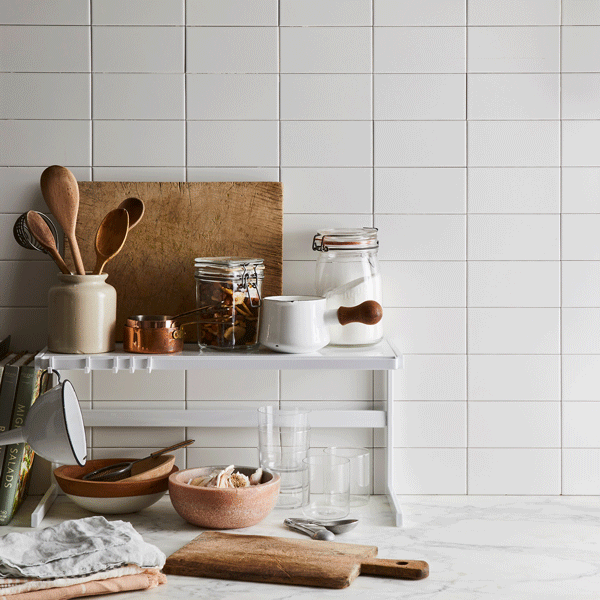 Expandable Countertop Shelf Rack