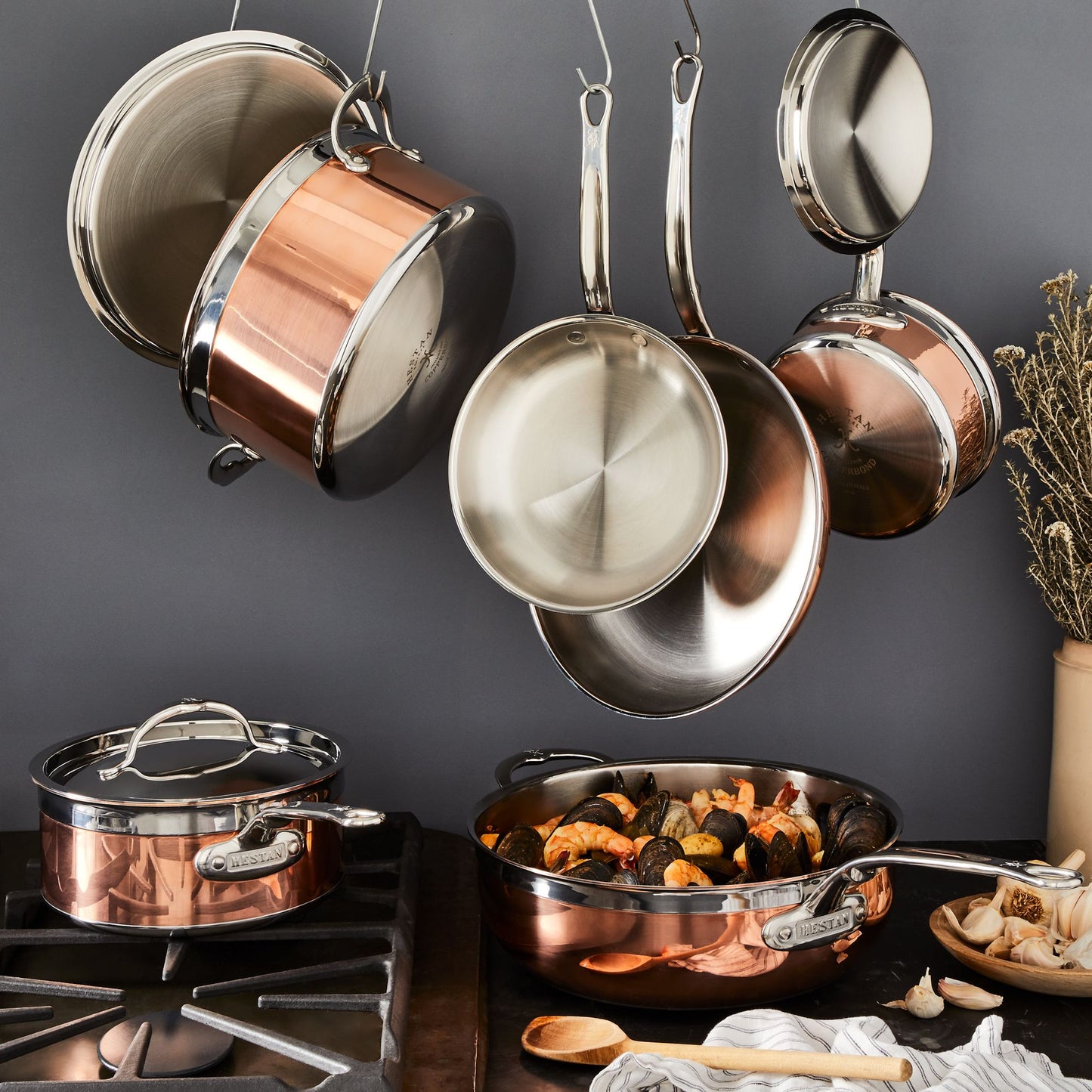 Hestan CopperBond Induction Copper 10-Piece Cookware Set