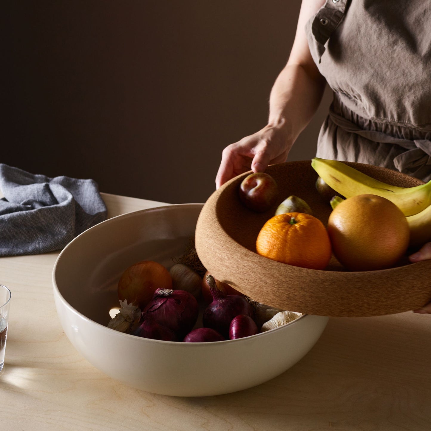 Emile Henry French Ceramic Fruit Storage Bowl