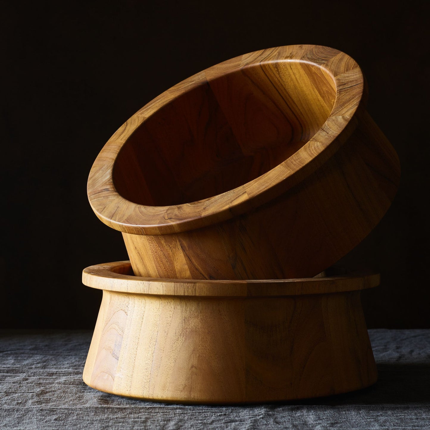 Dansk Teak Brim Salad Bowl