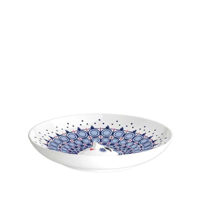 Bjørn Wiinblad Olga Dish, Blue