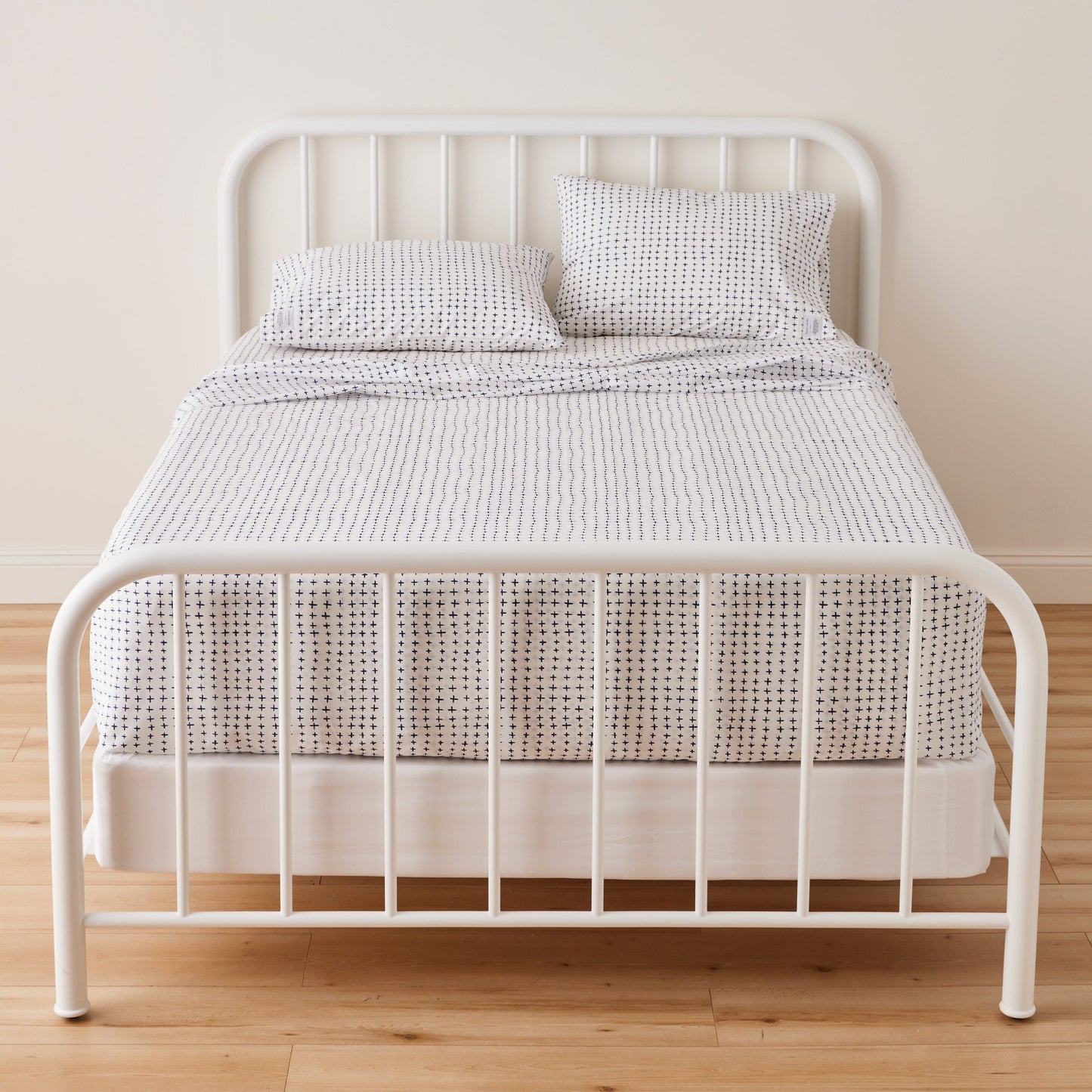 Navy Imperfect Plus Percale Sheet Set