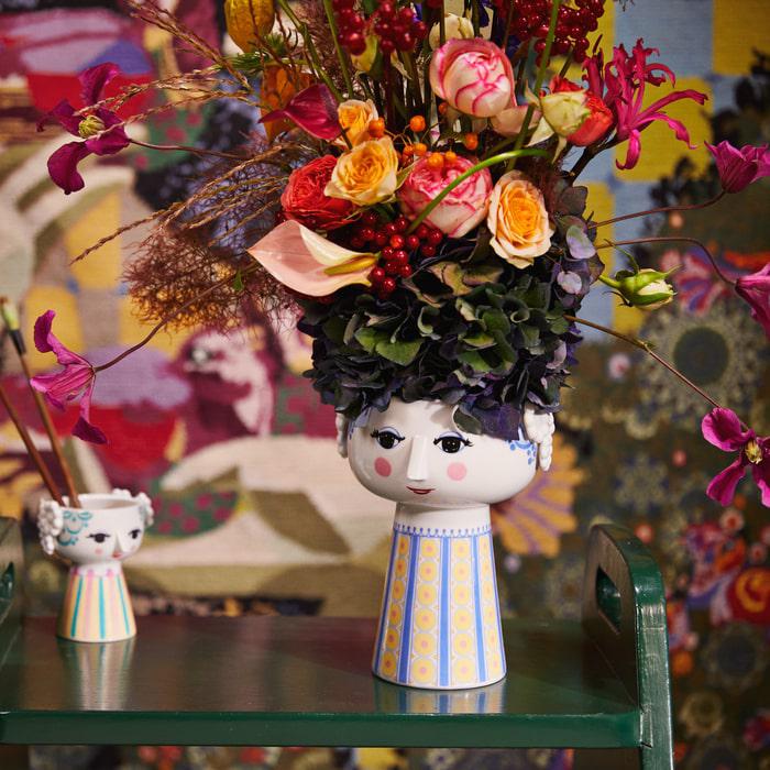 Bjørn Wiinblad Eva Vase, Light Blue