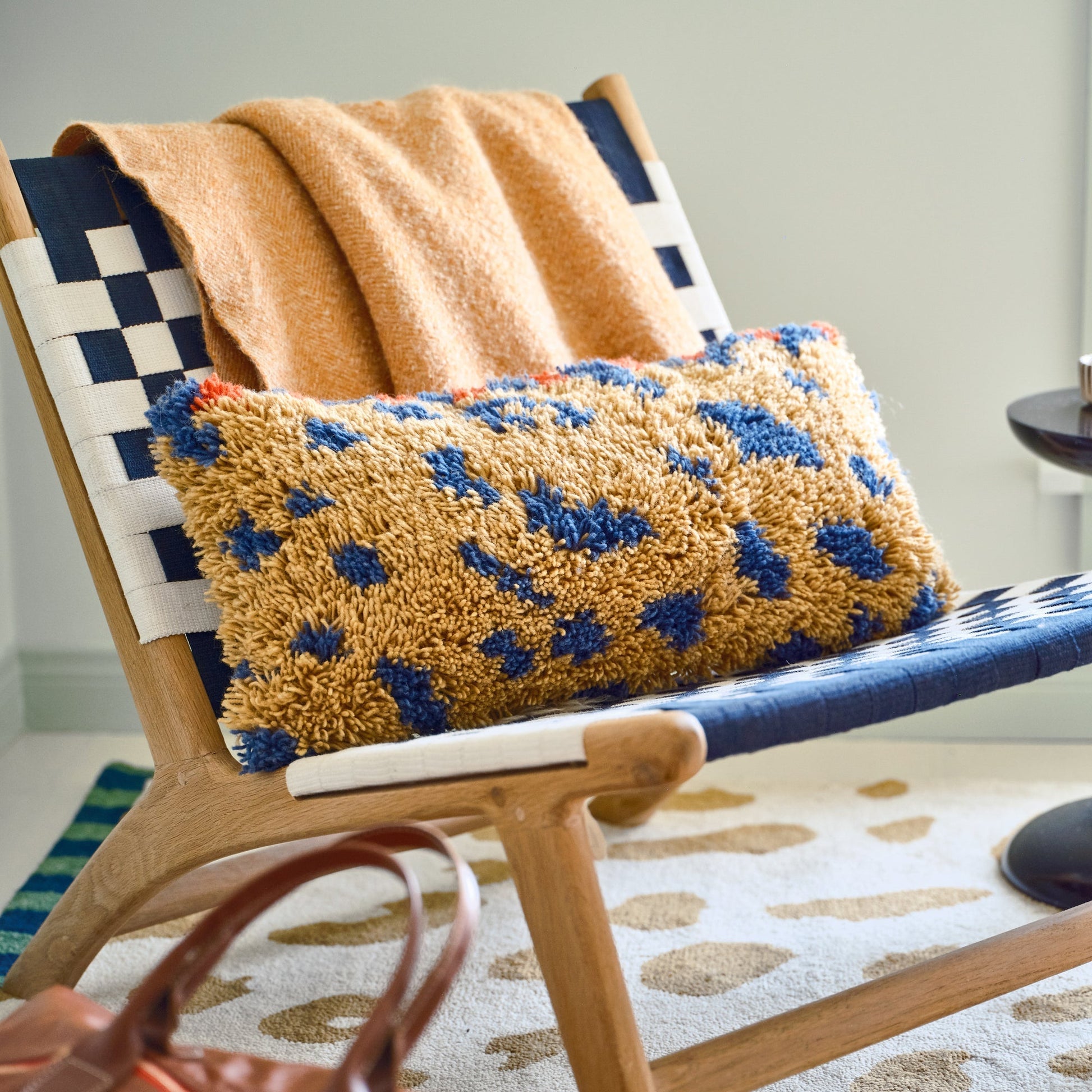 Schoolhouse x Clare V.® Georges Shag Wool Pillow::georges-dune::hover