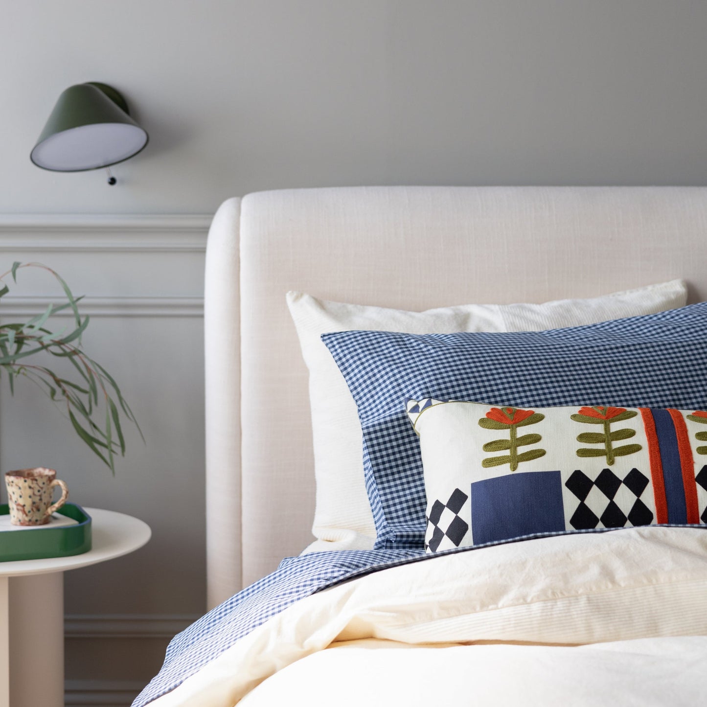 Schoolhouse x Rachel Murray Flower-Bed Bolster Pillow