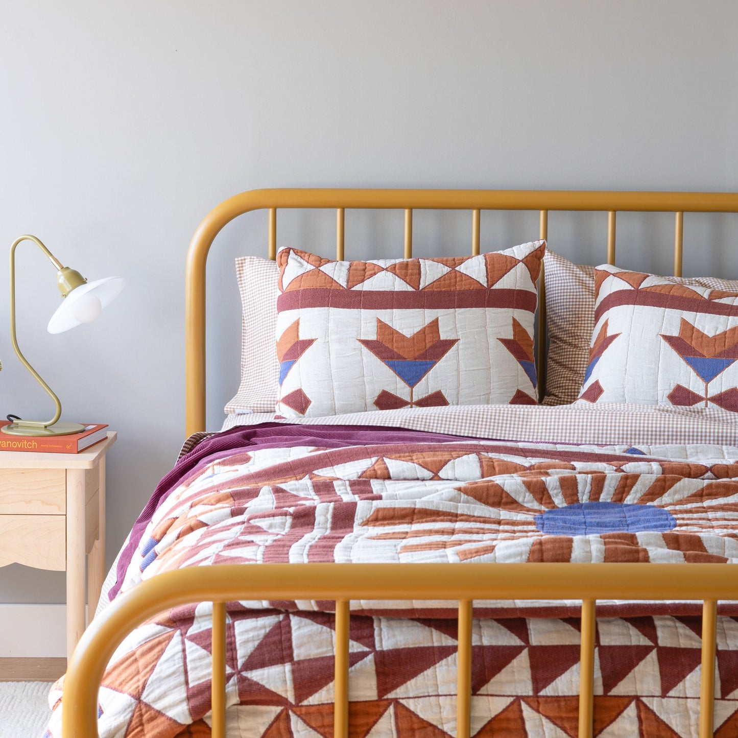 Schoolhouse x Rachel Murray Windmill Cotton Quilt