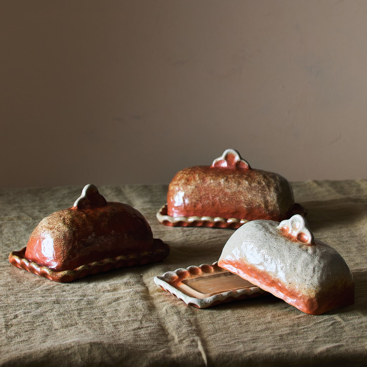 Wood-Fired Butter Dish by Meghan Burke Studio