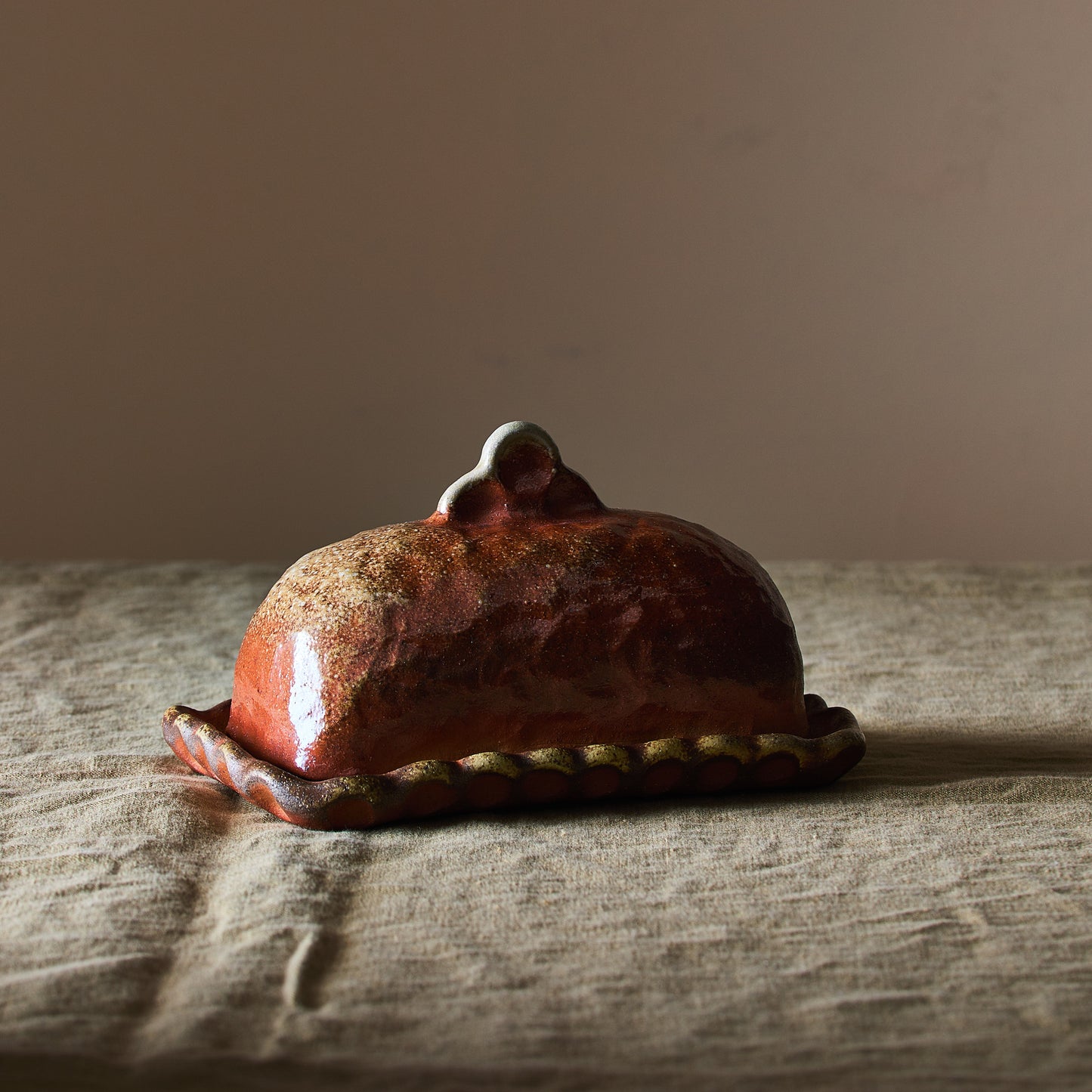 Wood-Fired Butter Dish by Meghan Burke Studio