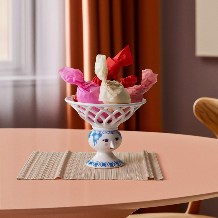 Bjørn Wiinblad Dora Fruit Bowl, Blue