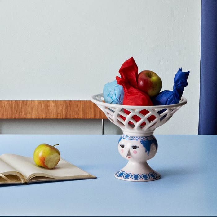 Bjørn Wiinblad Dora Fruit Bowl, Blue